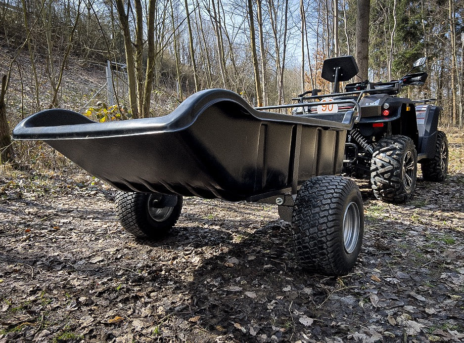 SHARK Gårdsvagn Plast 1-axel 680 kg