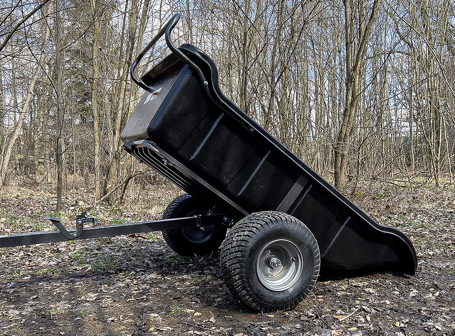 SHARK Gårdsvagn Plast 1-axel 680 kg