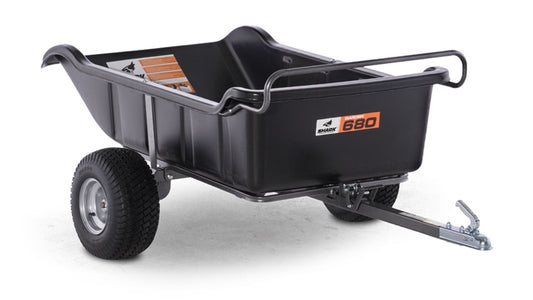SHARK Gårdsvagn Plast 1-axel 680 kg